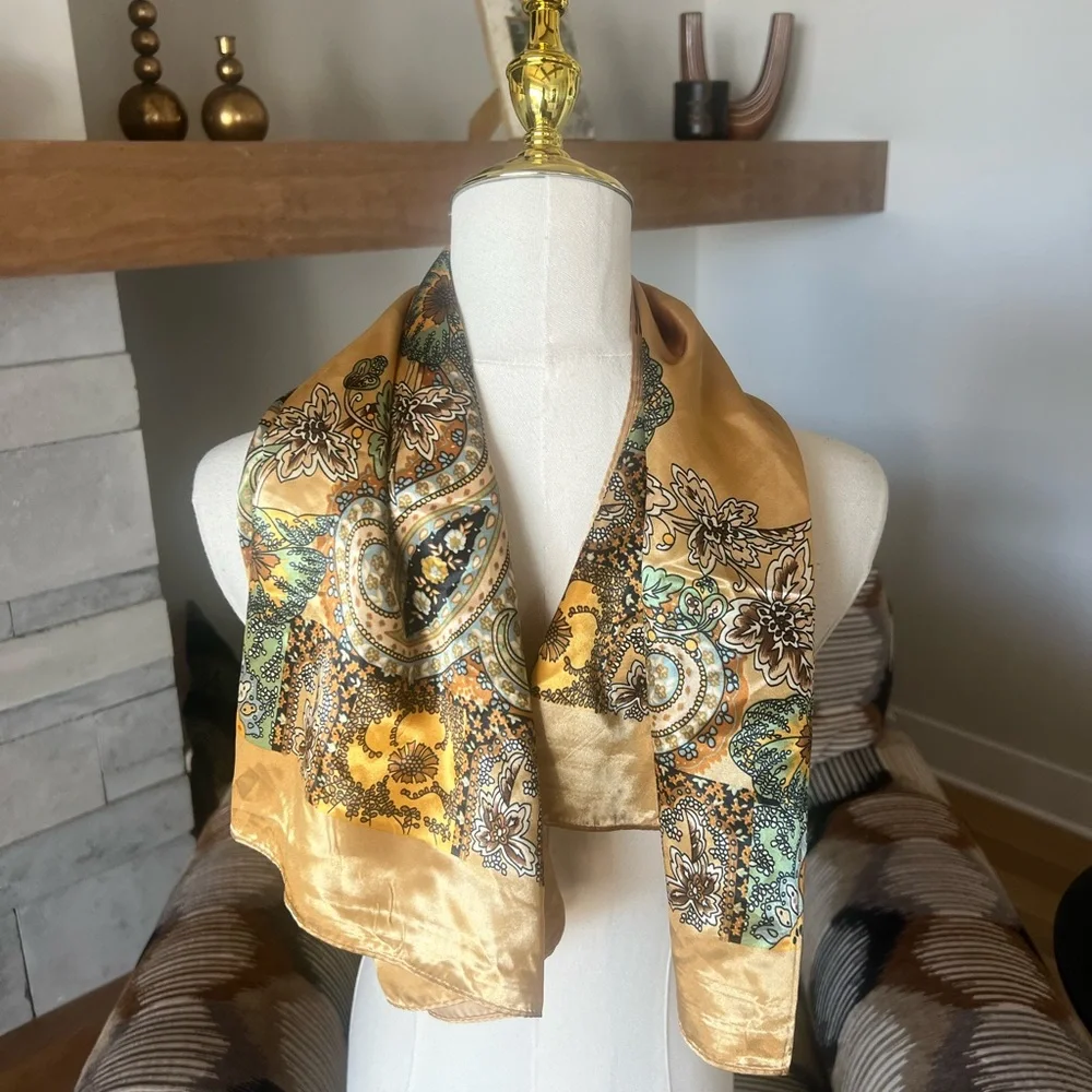 Scarf pastel polyester
